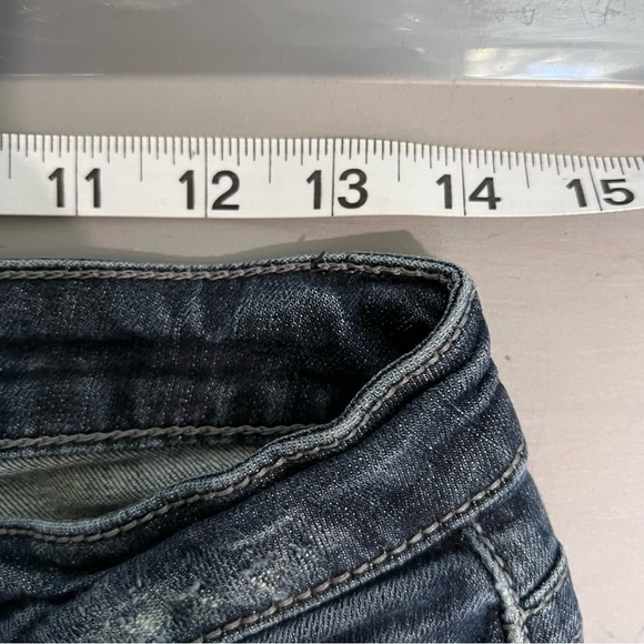 2.1 denim distressed straight leg jeans in size 27 - Picture 5 of 10